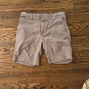 Ralph Lauren Men's Taupe Flat Front Shorts